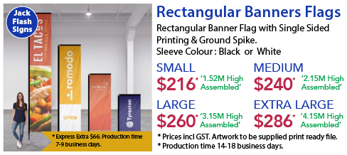 Vertical Banners Flags Jack Flash Signs